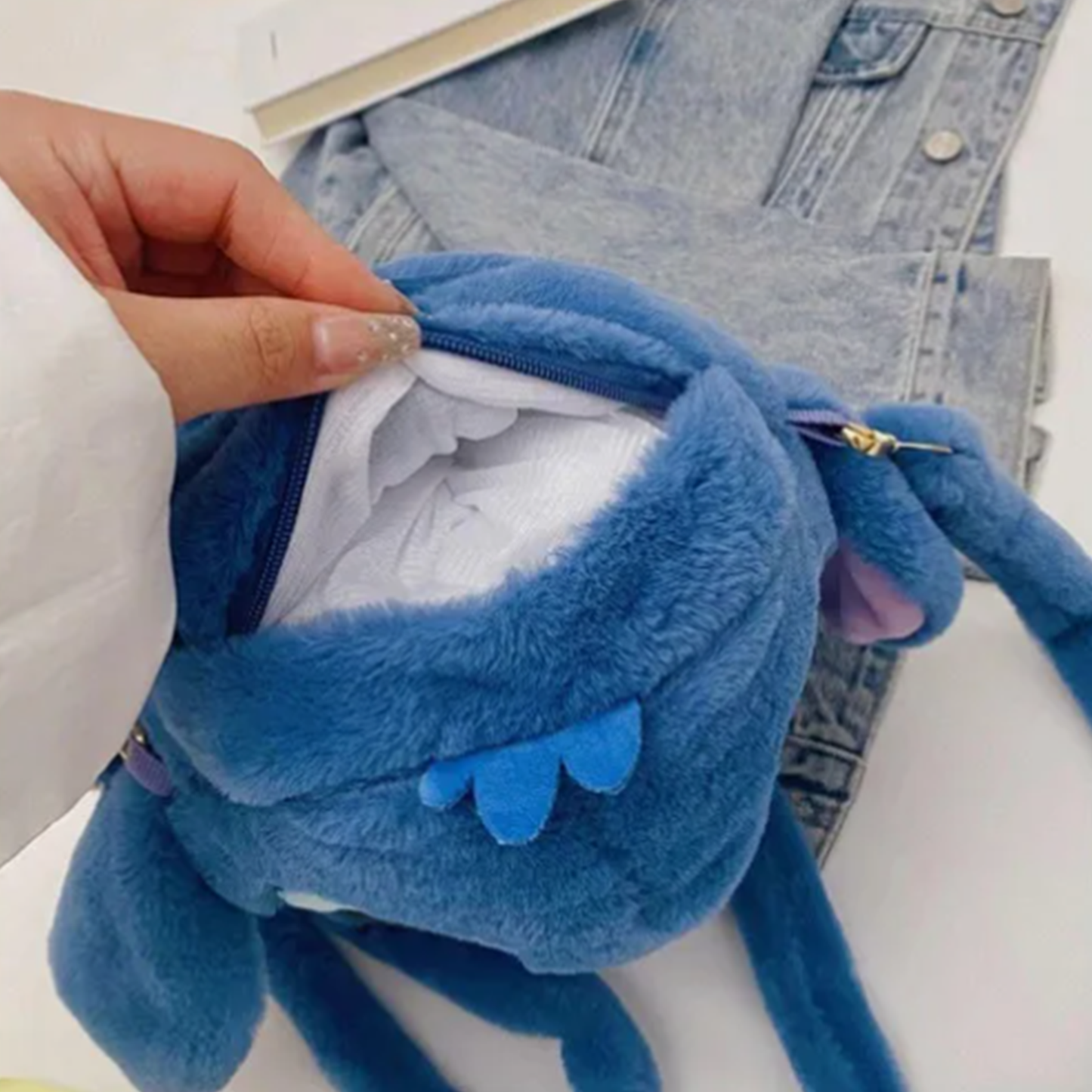 Plišani Labubu i Stitch Rančevi/Torbice