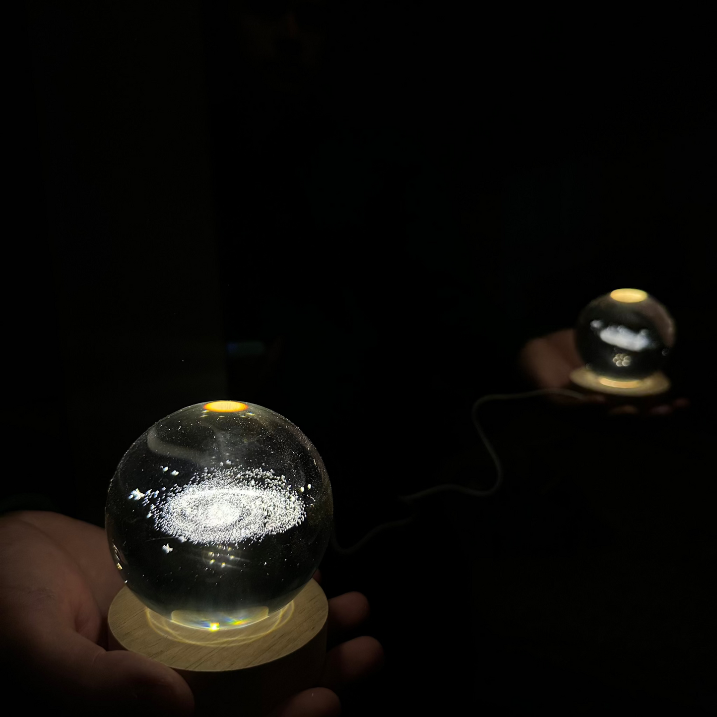 3D Kristalna Lopta -  Lampa