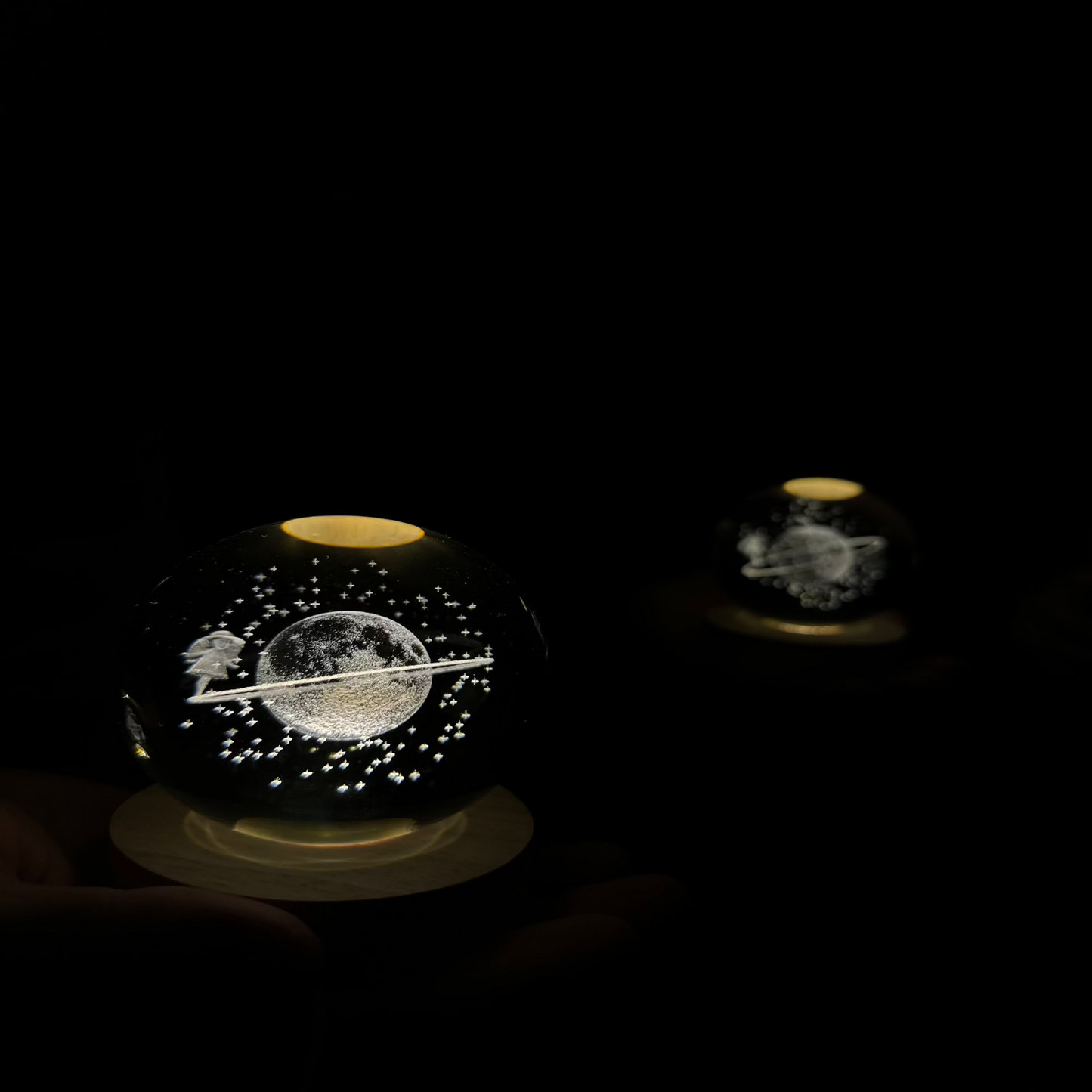 3D Kristalna Lopta -  Lampa