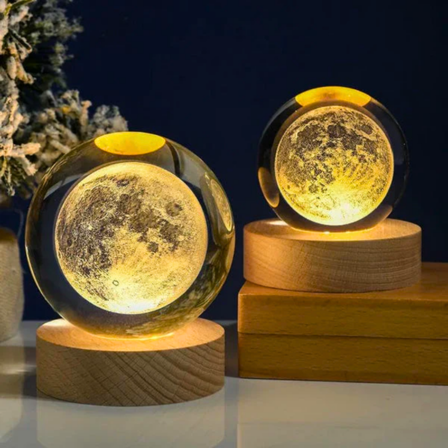 3D Kristalna Lopta -  Lampa