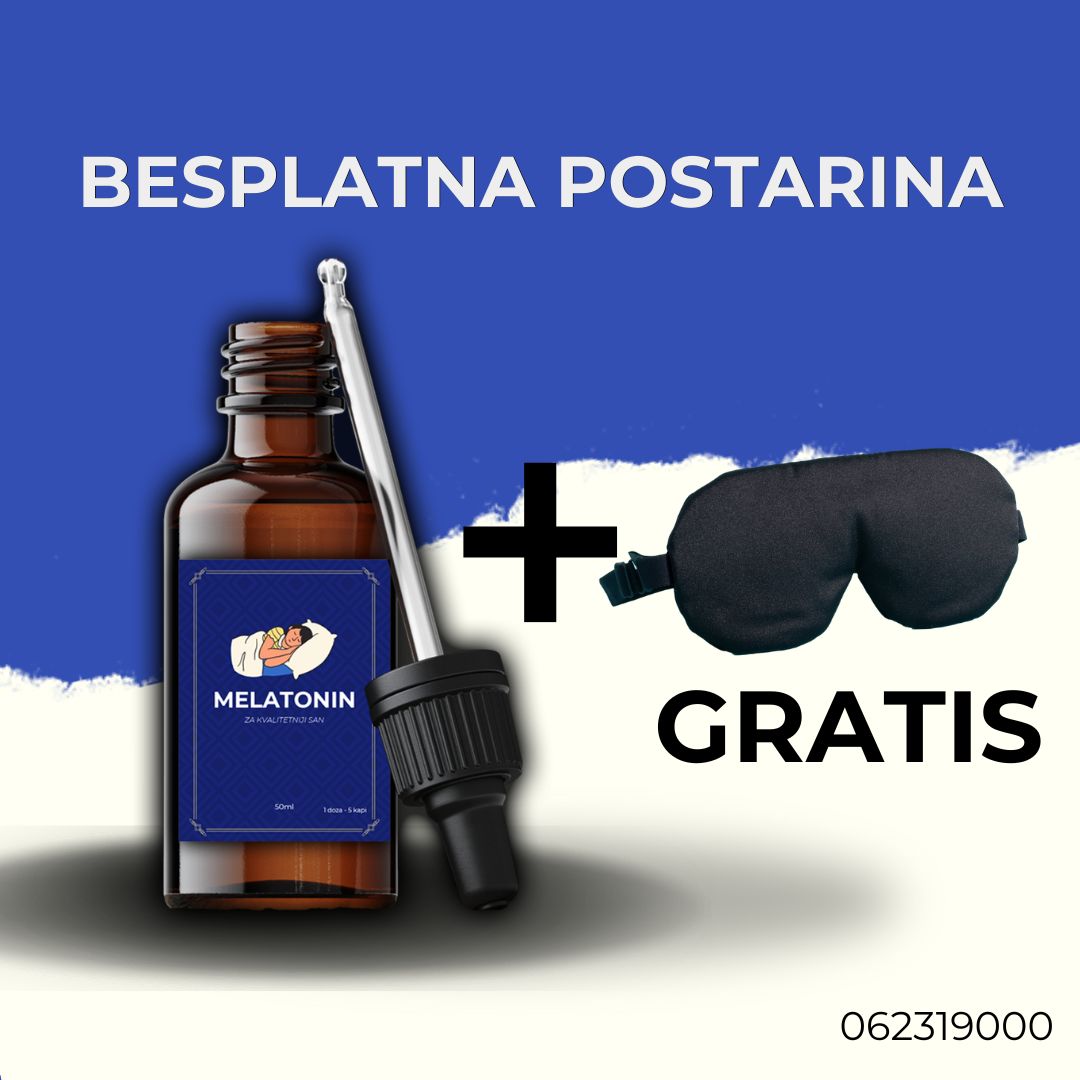 Melatonin Kapi + GRATIS Maska Za Spavanje