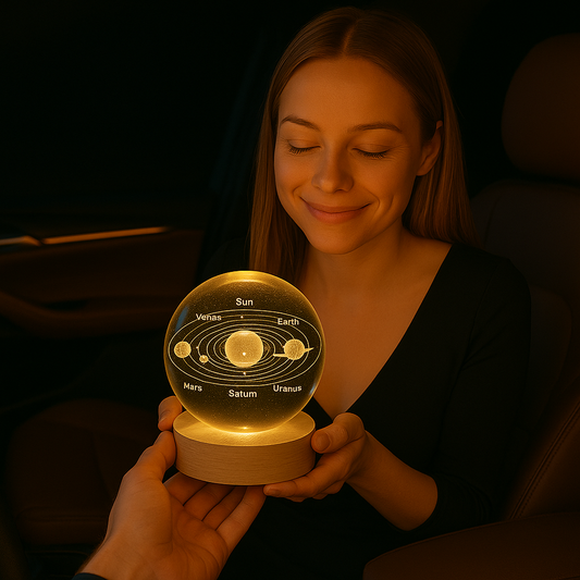 3D Kristalna Lopta -  Lampa