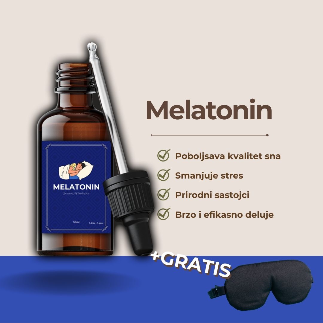 Melatonin Kapi + GRATIS Maska Za Spavanje