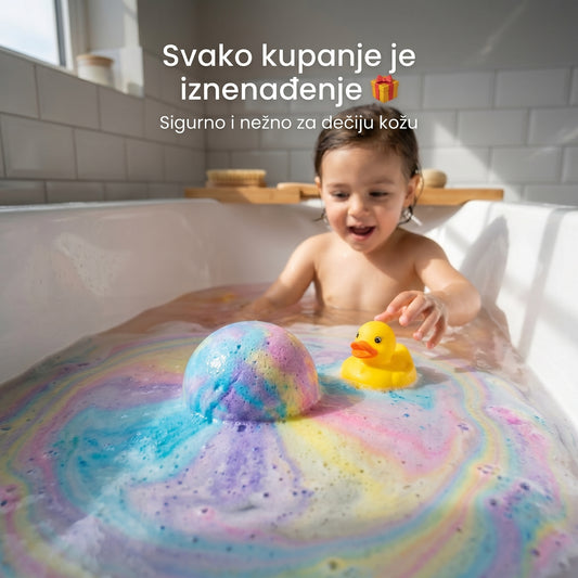 Magična bomba za kupanje sa igračkom