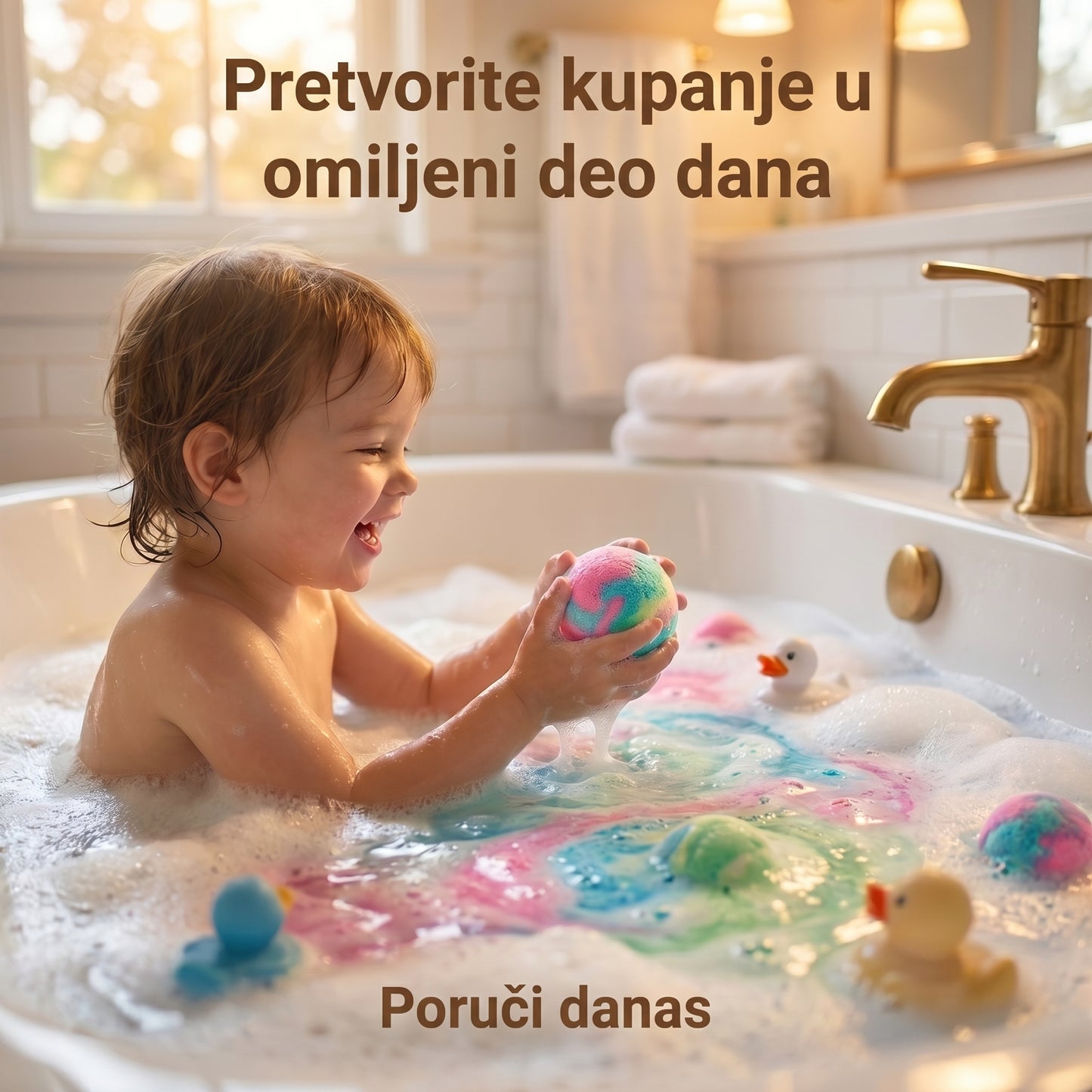 Magična bomba za kupanje sa igračkom