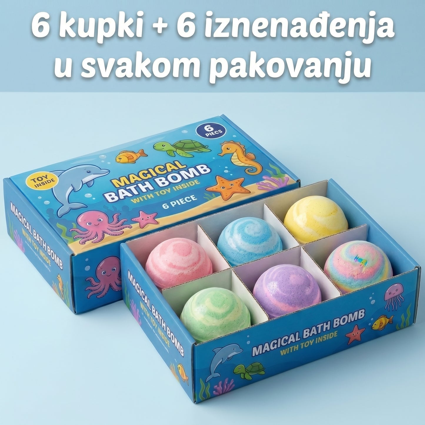 Magična bomba za kupanje sa igračkom